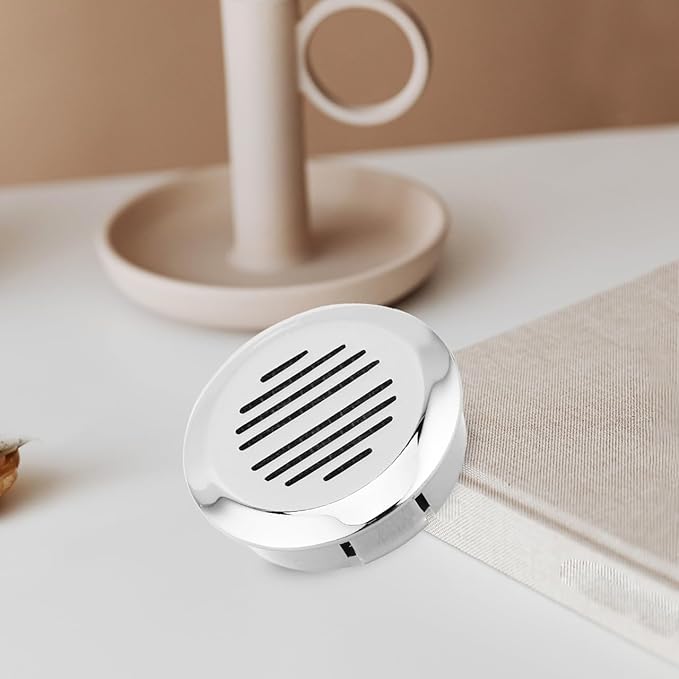 37mm Cigar Humidifier Disc – Pocket-Size Humidity Regulator for Travel Humidor Box, Silver Mini Plastic Moisture Control Insert for Tobacco Storage