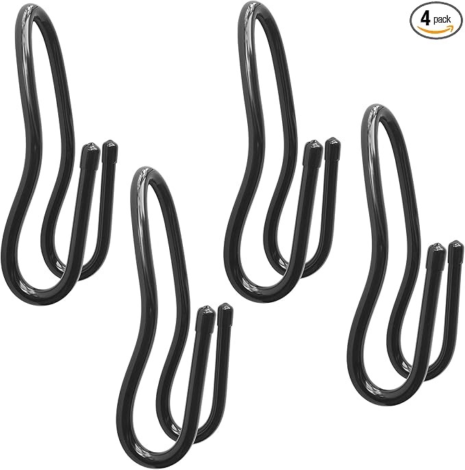 Adjustable Car Seat Headrest Hook 4 Pack Car Storage Organizer Headrest Hanger Holder Hooks for Bags Purses Jackets Sweaters Hats Umbrella, Seat Hooks for Vehicle