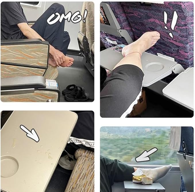 10 Pack Travel Tray Protectors Disposable Airplane Tray Table Cover Stick-on Airplane Tray Covers for Flying Travel Essentials Adjustable TV Tray Table Portable Snack Serving Tables Dinner Tray