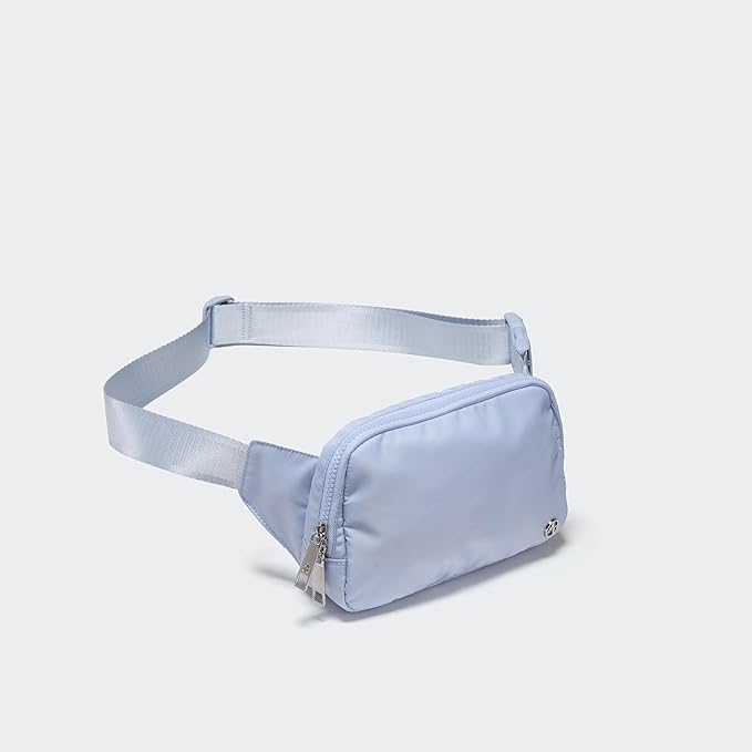 Pander Belt Bag Large 2L, Nylon Fanny Pack Purse for Women and Men with Adjustable Strap