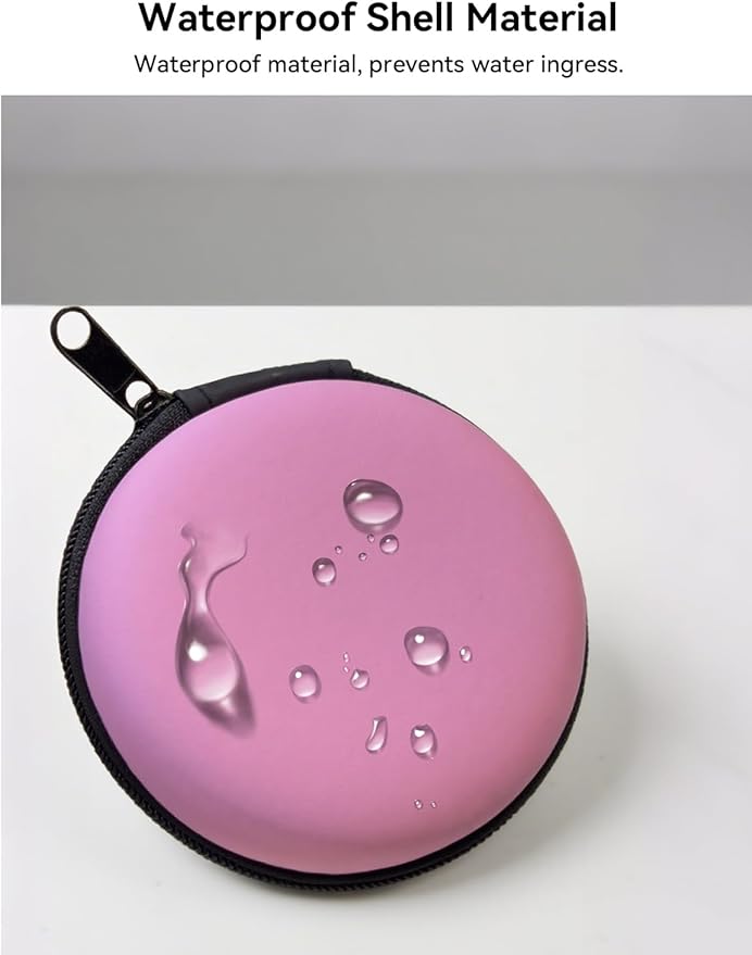 Earphone Case MAS CARNEY Headphone Earbud Hard Protective Carrying Case Bag