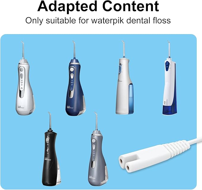 Charger Cord Replacement for Waterpik Water Flosser WP360 WP462 WP450 WF13 WP100 Water Flosser, USB Charging Cable (White)