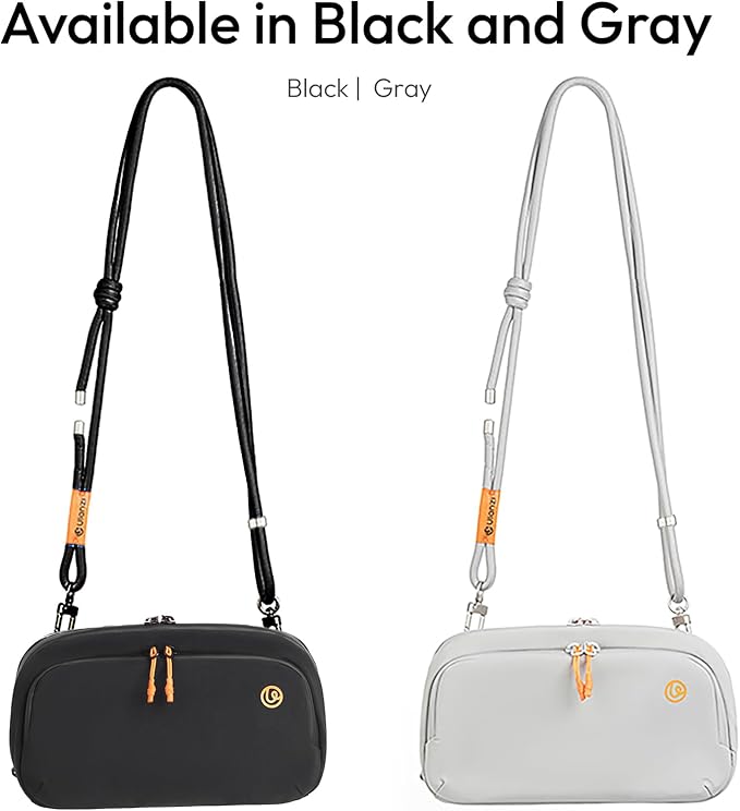 ULANZI YY08 Sling Bag Everyday Shoulder Bag Compatible with DJI Osmo Pocket 3/Pocket 4/GoPro/Insta360 Action Cameras, Vlog Photography Crossbody Portable Bag Small Camera Case w Detachable Strap, 2L