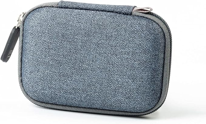 KZ ZS10 Pro IEM Case for in Ear Monitor, KBEAR Earbuds Case with Carabiner, EVA Travel Storage Bag for CCA CRA, Shure SE215, Moondrop Chu, CCZ Melody, KBEAR KS1, TANGZU, iems Cable, Ear Tips (Grey)