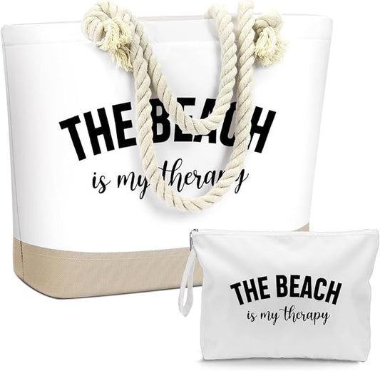 BELLOWDEER Beach Bags for Women, Wet Bag Cosmetic Bag for Beach Toiletries, Summer Travel Essentials, Gifts for Women