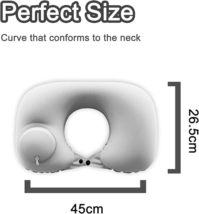 Inflatable Foot Rest, Carseat Foot Pillow, Airplanes Inflatable Foot Rest Cars, Travel Footrest Pillow for Home Office,Trains, 14.5" L×11.8" W×7.9”H
