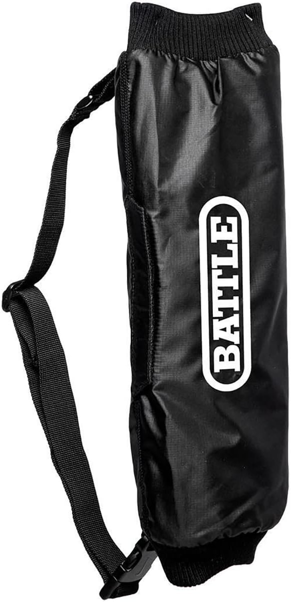 Battle Sports Football Hand Warmer – Water Repellent Hand Warmer Pouch with Pockets, Adjustable Waist Strap, Velcro Breakaway Safety System for Cold Weather Performance