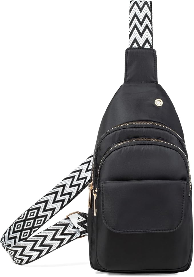 AOSTIHOT Crossbody Small Sling Backpack Sling Bag for Women, Chest Bag Daypack Crossbody for Travel Sport Running Hiking Multicolor
