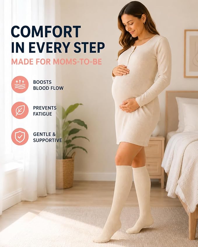 Aoliks Compression Socks for Women & Men 4 Pairs, Best Support for Nurses Running Travel