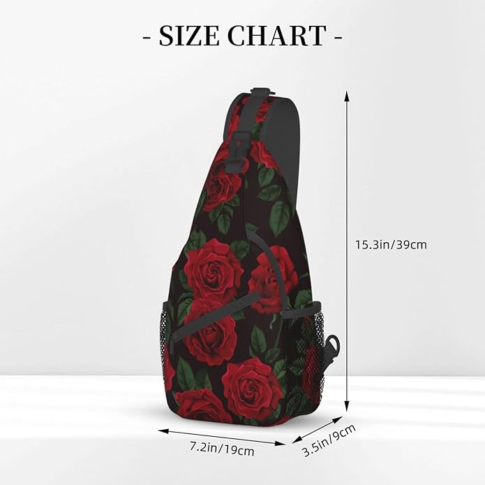 Sling Backpack Unisex Crossbody Chest Bag Shoulder Chest Bag For Women Men Hiking Travel