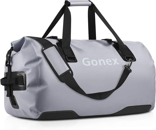 Gonex Extra Large Waterproof Duffle Travel Dry Duffel Bag Heavy Duty Bag with Durable Straps & Handles for Kayaking Paddleboarding Boating Rafting Fishing