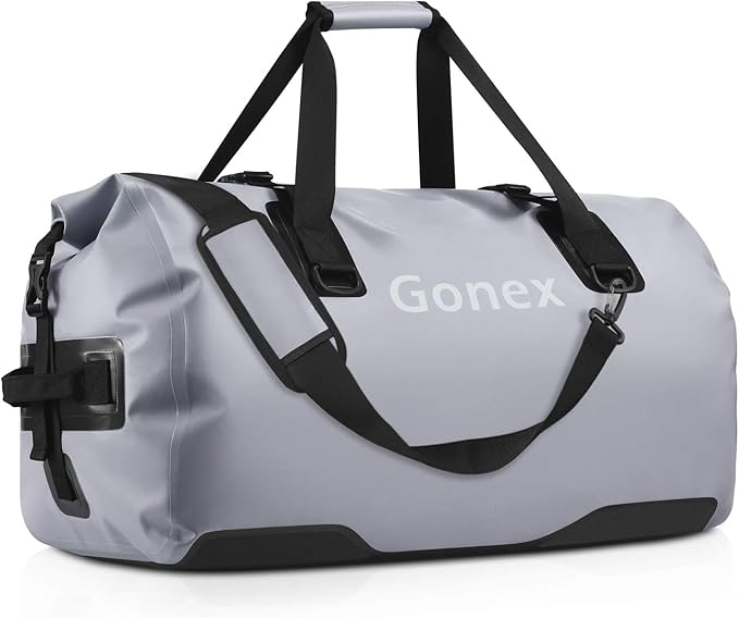 Gonex Extra Large Waterproof Duffle Travel Dry Duffel Bag Heavy Duty Bag with Durable Straps & Handles for Kayaking Paddleboarding Boating Rafting Fishing