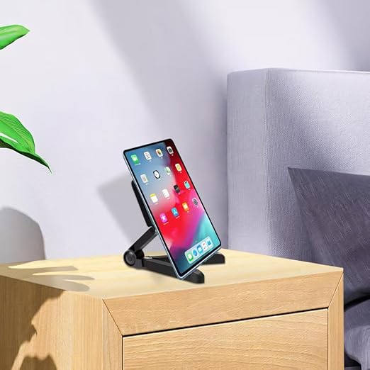 Caeithyo Portable Monitor Stand & Tablet Stand Holder Adjustable, Foldable, Light-Weight, Compatible with 7 to 10.2 Inches Most Tablets, Kindle Fire and Smart Phones