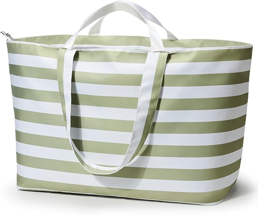 KALIDI 60L Extra Large Duffle Bag, Beach Tote Zipper Utility Oversized Weekender Carrier Travel Shopping Reusable Grocery Bag