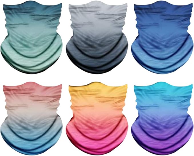 Venswell Neck Gaiter Face Mask Men Women,Seamless Bandana Rave Face Cover Scarf Mask,Balaclava,Headband, Head Wrap,Headwear