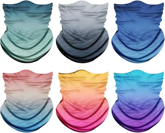 Venswell Neck Gaiter Face Mask Men Women,Seamless Bandana Rave Face Cover Scarf Mask,Balaclava,Headband, Head Wrap,Headwear