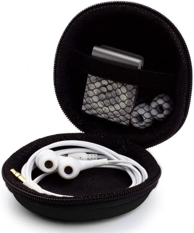 Earphone Case MAS CARNEY Headphone Earbud Hard Protective Carrying Case Bag