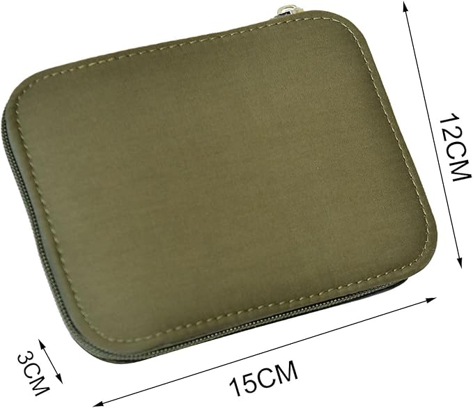 Sewing Kit with Case Portable Sewing Supplies for Home Traveler, Adults, Beginner, Emergency, Contains 18 Sewing Thread, Scissors, Needles, Measure etc,Army Green