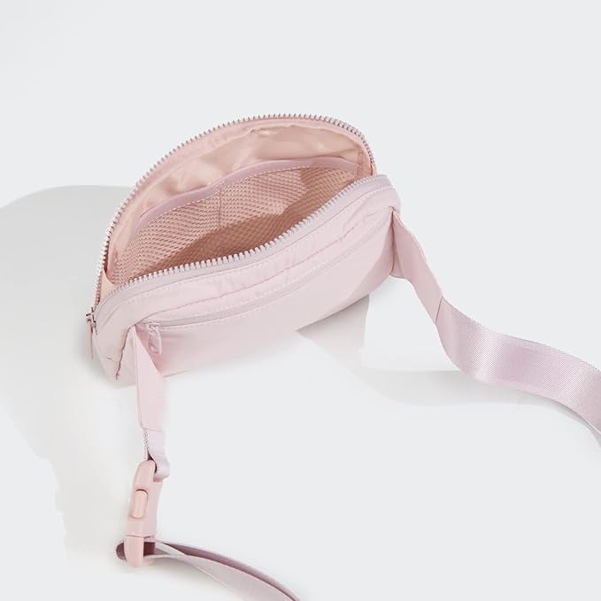 Pander Belt Bag Large 2L, Nylon Fanny Pack Purse for Women and Men with Adjustable Strap