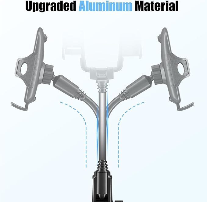 Cup Phone Holder for Car with 360° Adjustable Long Gooseneck, Cell Phone Holder Mount for Car | Truck | Golf Cart Compatible with iPhone & Samsung & All Smartphones