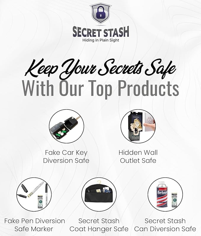 Security Money Belt with Hidden Money Pocket - Nylon Tactical Belt for Men & Women with Nonmetallic Buckle - Security Money Belt for Valuables, Cash, Passport - Cashsafe Anti-Theft Wallet