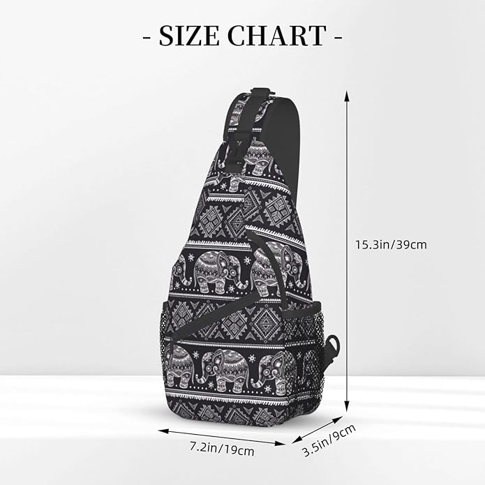 Sling Backpack Unisex Crossbody Chest Bag Shoulder Chest Bag For Women Men Hiking Travel