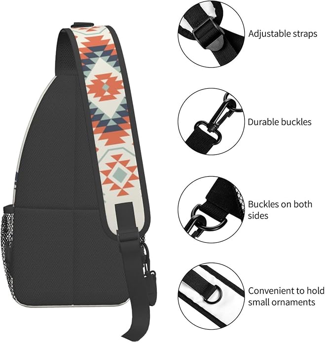 Sling Backpack Unisex Crossbody Chest Bag Shoulder Chest Bag For Women Men Hiking Travel