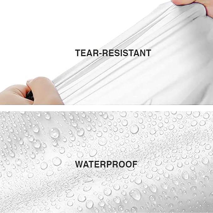 Noe & Malu 20-Pack Emergency Disposable Rain Ponchos for Adults – 100% Waterproof with Hood | Clear Lightweight Unisex Raincoats for Camping, Hiking & Travel