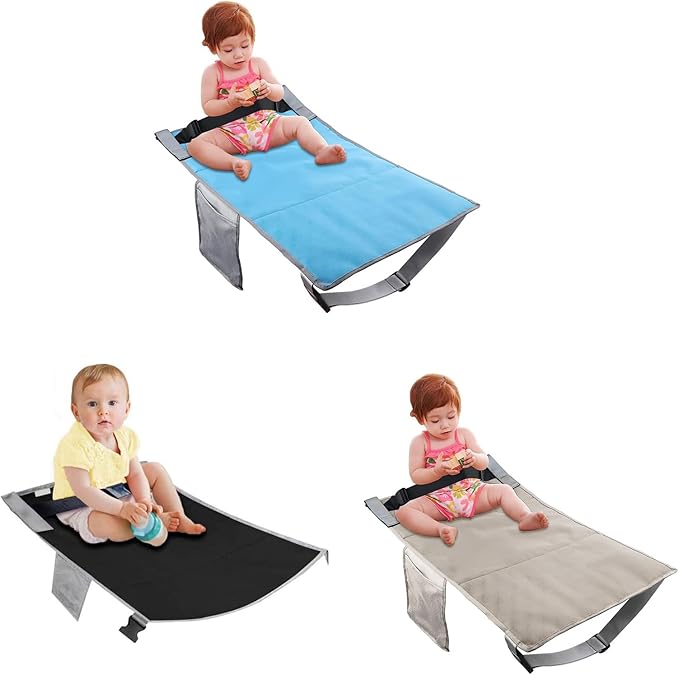 Airplanes Footrest for Kids Portable Travel Footrest Hammock Airplanes Seat Extender Leg Rest for Children