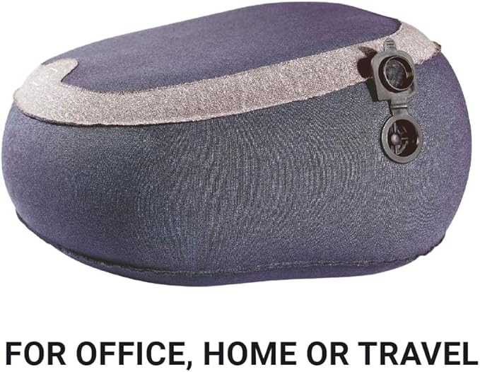 Go Travel Fusion Foot Rest, Soft Foam Inflatable Foot Rest, Home, Office, and Travel Essentials, Blue