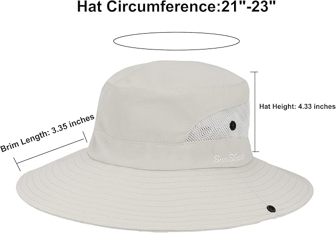 Women's Summer Sun-Hat Ponytail - Outdoor UV-Protection Mesh Wide Brim Foldable Hat with Ponytail Hole