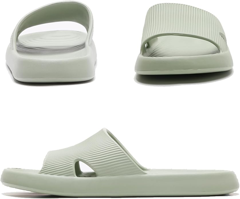 Anmerl Shower Shoes for Men and Women, Soft Lightweight Quick-Drying & Non-Slip House Slippers Slides for Bathroom, Pool, Beach, Indoor & Outdoor