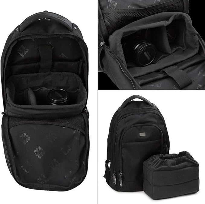 Koolertron Shockproof Camera Photo Bag for SLR TLR Camera Insert Partition Padded Case,Can be Put Directly Into the SLR Camera Bag With Freely Adjustable Compartment