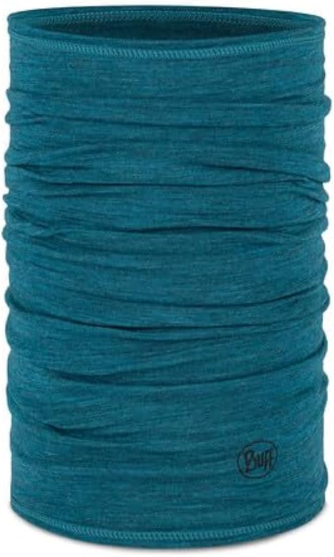 Buff Lightweight Merino Wool Neck Gaiter, 100% Ethically Sourced Wool,Versatile, Temperature Regulating Face Mask