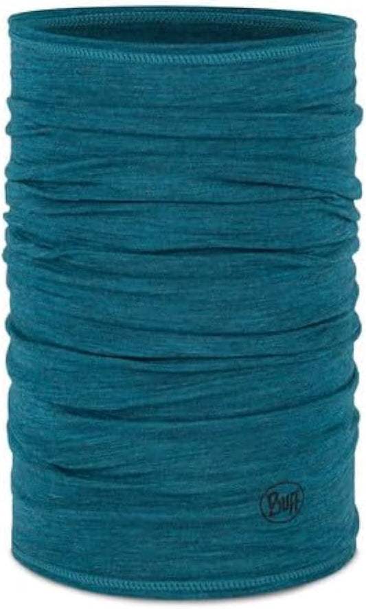 Buff Lightweight Merino Wool Neck Gaiter, 100% Ethically Sourced Wool,Versatile, Temperature Regulating Face Mask