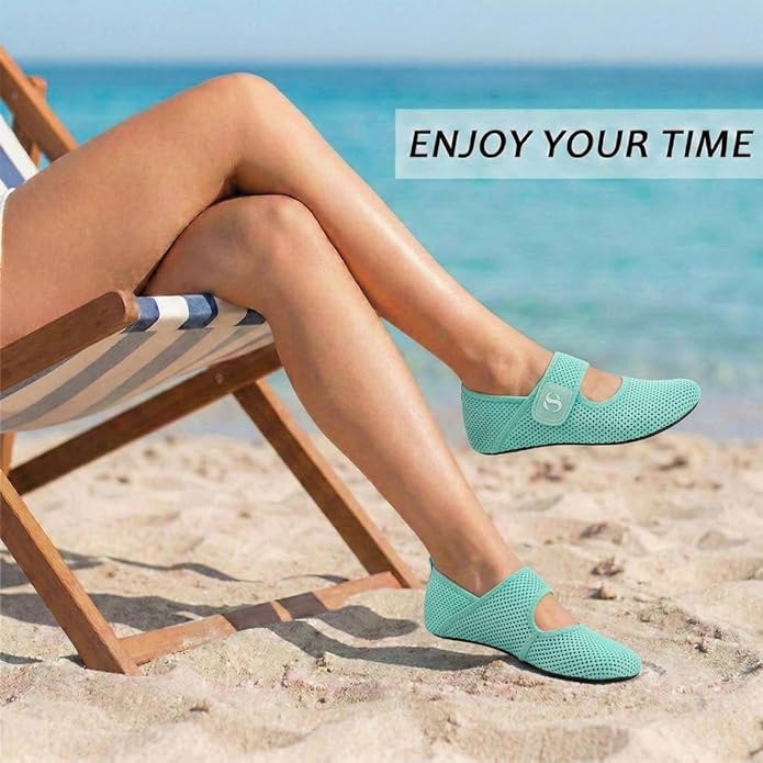 Water Shoes for Women Men Barefoot Beach Swim Aqua Socks Summer Wide Slides Sandals Quick Dry Pool River Sea Sock Shoes
