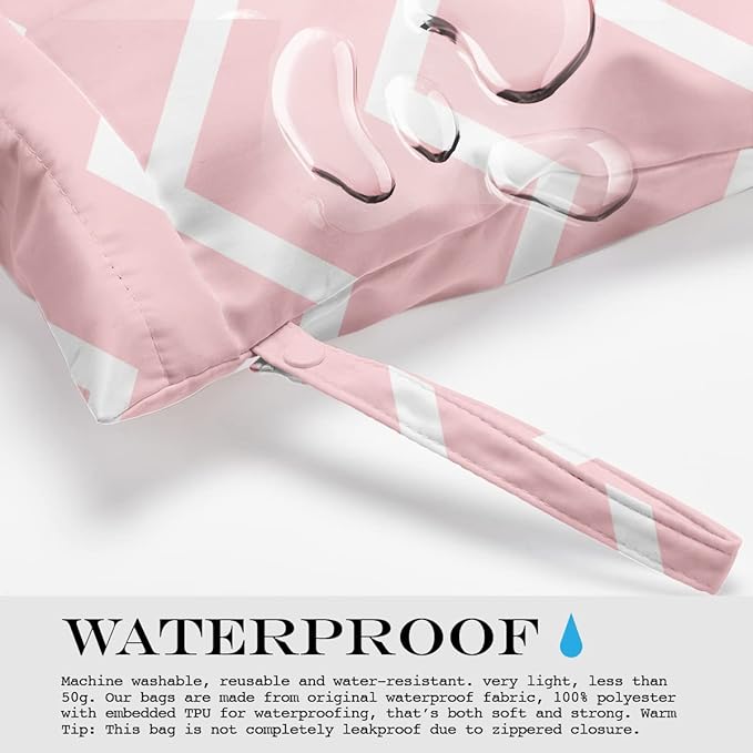 Wet Bag Wet Dry Bag for Swimsuit Travel Beach Pool Stroller Diapers Dirty Yoga Gym Clothes Waterproof Reusable