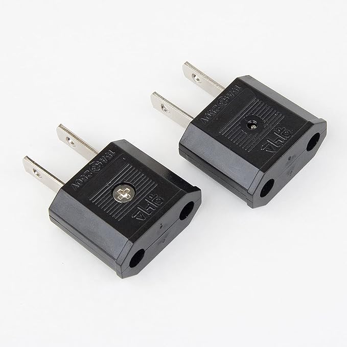 220 to 110 Travel Adapter (Korea to USA) Set of 2