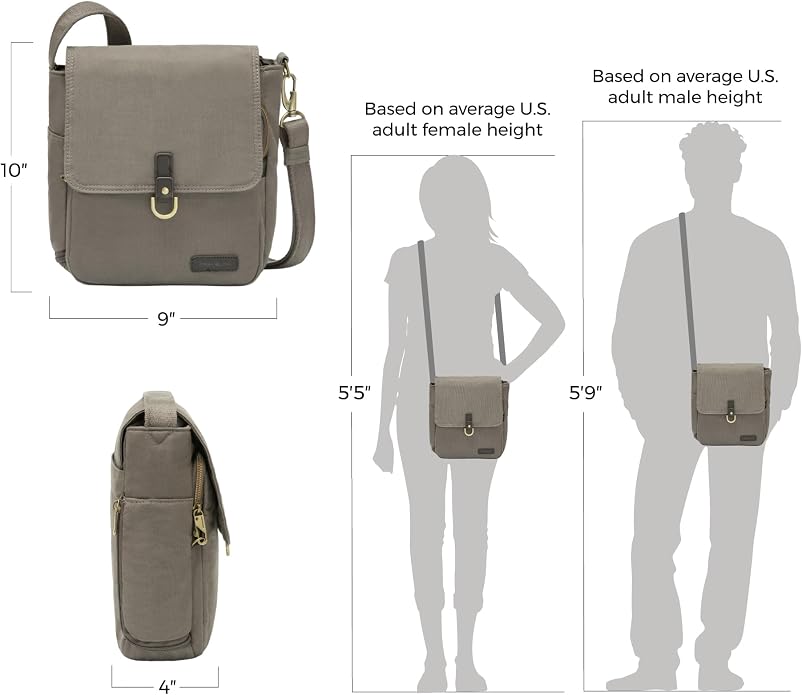 Travelon Anti-Theft Courier Tour Bag