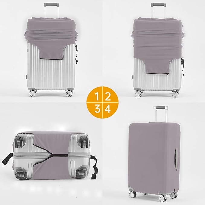 Travelkin Luggage Covers For Suitcase Tsa Approved,Suitcase Cover Protector Fit 18-32 Inch Luggage