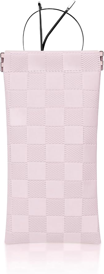 eyeglasses bag Soft Glasses bag, Portable Squeeze Top Sunglasses Case Travel for Women Girls