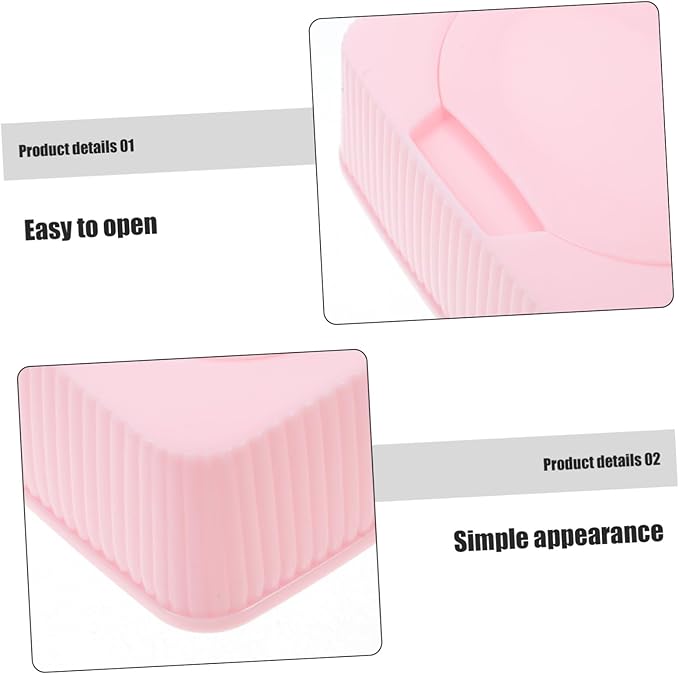 Wet Wipes Storage Box Flip Wipe Holder Travel Dispenser Storage Container for Makeup Cotton Nursery Bathroom Pink