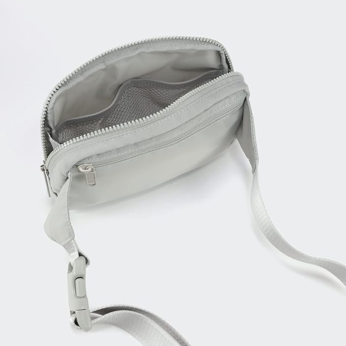 Pander Belt Bag Large 2L, Nylon Fanny Pack Purse for Women and Men with Adjustable Strap