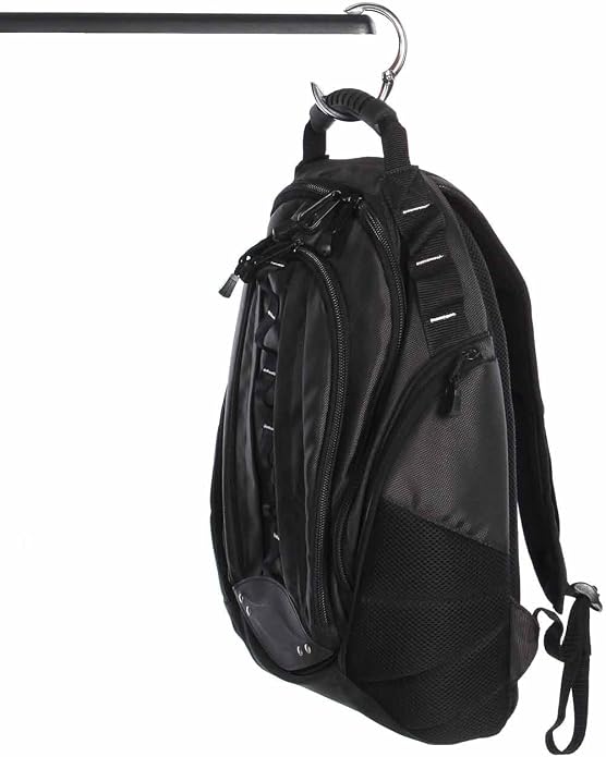 Clipa Bag Hanger - The Ring that Opens Into a Hook, Closes Automatically | Hangs Almost Anywhere in Just 1/2" of Space | Holds 33 lbs | 9 Styles | 3 yr Warranty