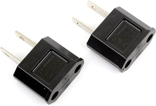 220 to 110 Travel Adapter (Korea to USA) Set of 2