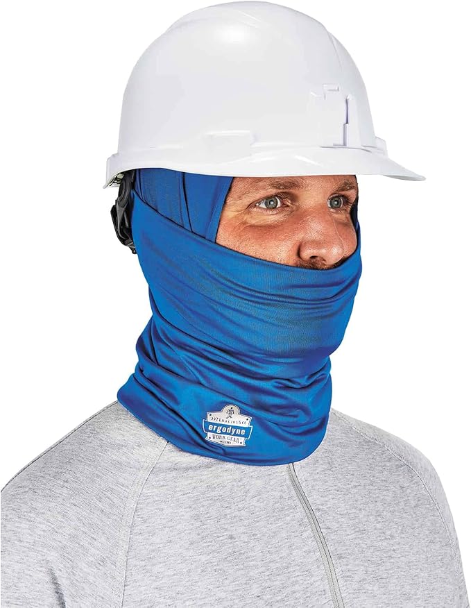 Ergodyne Chill-Its 6487 Cooling Neck Gaiter, Multiple Ways to Wear Headband or Face Mask