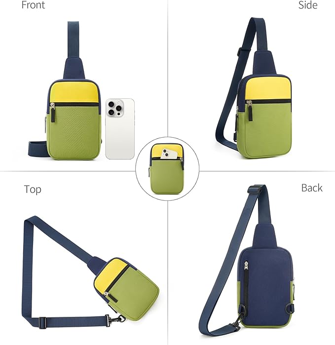 Birthday Gifts for 8 9 10 11 12 Year Old Teens Girls Kids, Fanny Pack Crossbody Bag Sling Belt Bags Purse, Dorm Travel Essentials for Girls Fashion, Preppy Tween Teen Girl Gift Trendy Stuff