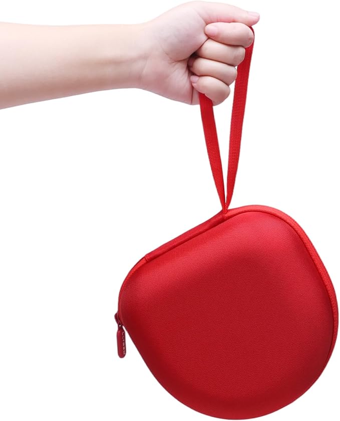Headphone Case Compatible with BERIBES/TOZO/KVIDIO/Beats/Soundcore Anker/JBL Noise Cancelling Over-Ear Headphones, Red