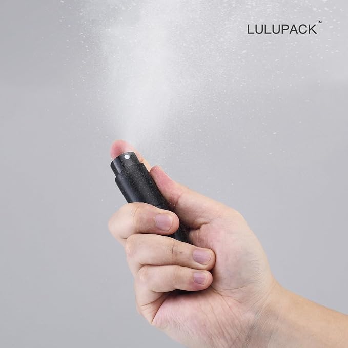 Lulupack Travel Perfume Bottle Refillable - Cologne Spray Atomizer Mini - Small Travel Size Empty Sprayer for Refill Sample Container - Portable Fragrance Decant Dispenser for Women Men 8ml 6PCS Red