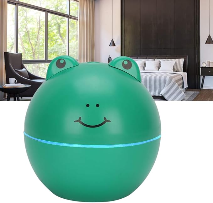 JTLB Portable Mini USB Mist Humidifier for Travel, Car, Office, Bedroom, Frog